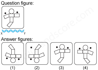 Non verbal reasoning, water images practice questions with detailed solutions, water images question and answers with explanations, Non-verbal series, water images tips and tricks, practice tests for competitive exams, Free water images practice questions